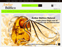 Tablet Screenshot of ambarbaltico.net